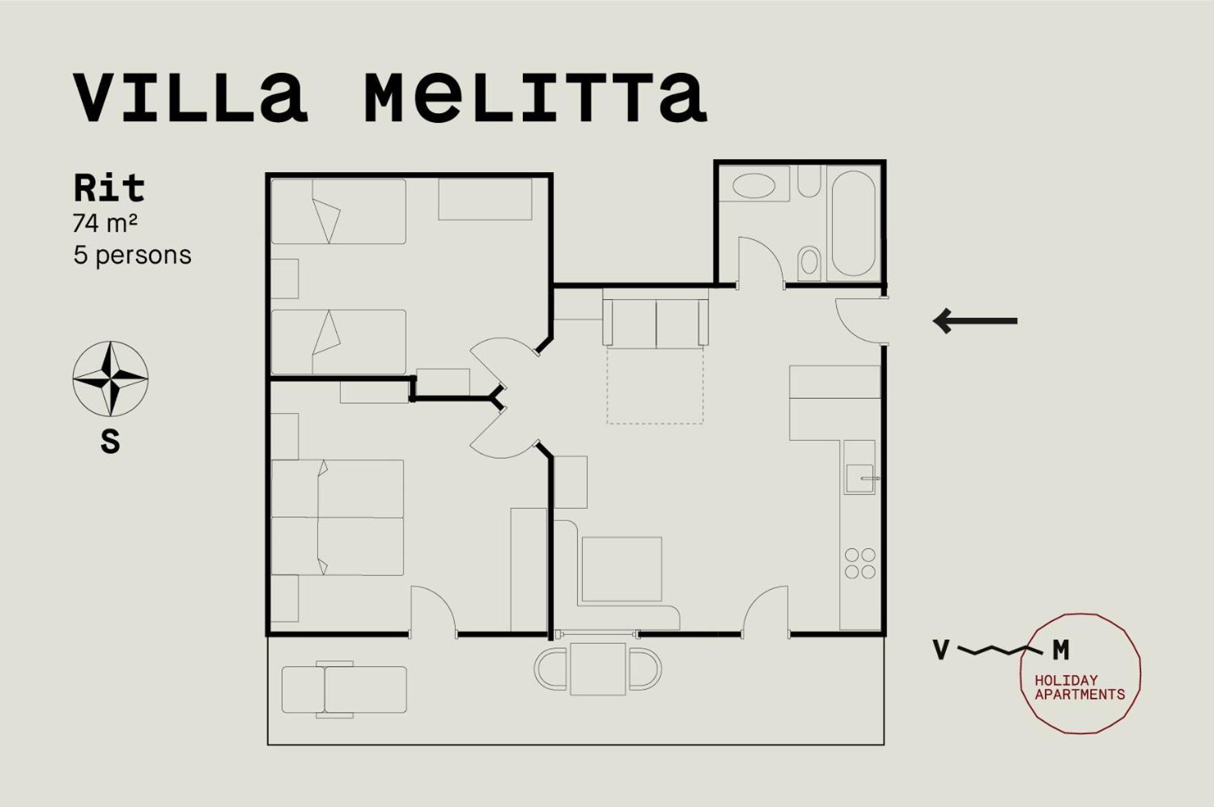 Villa Melitta 圣维吉利奥 客房 照片